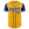 Custom Gold Royal-White Authentic Two Tone Baseball Jersey