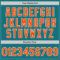 Custom Teal Orange-White Authentic Two Tone Baseball Jersey