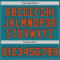 Custom Teal Orange-Navy Authentic Two Tone Baseball Jersey