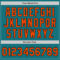 Custom Teal Orange-Black Authentic Two Tone Baseball Jersey