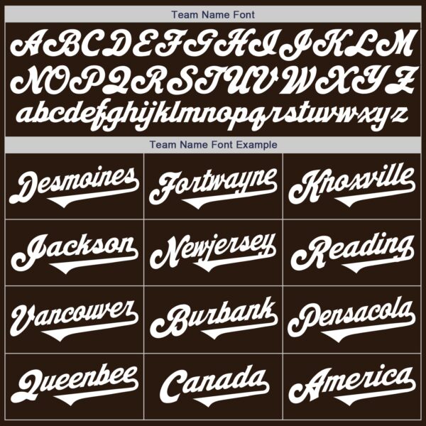 Custom Brown White Authentic Two Tone Baseball Jersey