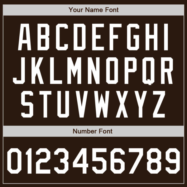 Custom Brown White Authentic Two Tone Baseball Jersey