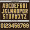 Custom Brown Old Gold-White Authentic Two Tone Baseball Jersey