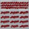 Custom Gray Red-Black Authentic Two Tone Baseball Jersey
