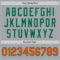 Custom Gray Orange-Kelly Green Authentic Two Tone Baseball Jersey