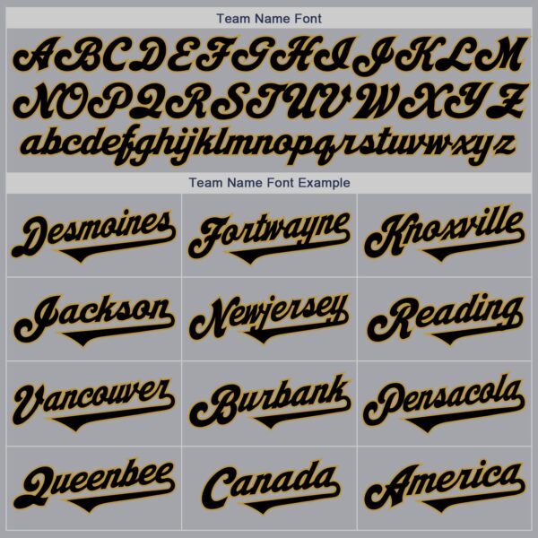 Custom Gray Black-Old Gold Authentic Two Tone Baseball Jersey