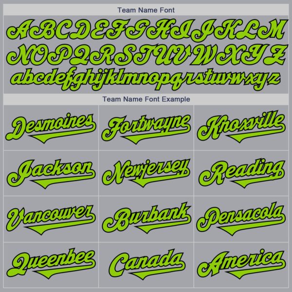 Custom Gray Neon Green-Black Authentic Two Tone Baseball Jersey