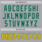 Custom Gray Gold-Kelly Green Authentic Two Tone Baseball Jersey