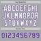 Custom Gray Purple-White Authentic Two Tone Baseball Jersey