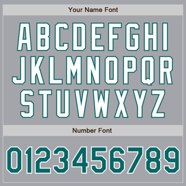 Custom Gray Teal-White Authentic Two Tone Baseball Jersey