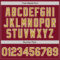 Custom Crimson Old Gold-White Authentic Two Tone Baseball Jersey