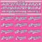 Custom Pink White-Navy Authentic Two Tone Baseball Jersey