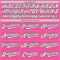 Custom Pink White-Green Authentic Two Tone Baseball Jersey