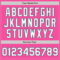 Custom Pink White-Teal Authentic Two Tone Baseball Jersey