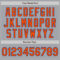 Custom Gray Orange-Royal Authentic Two Tone Baseball Jersey