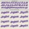 Custom Cream Purple Pinstripe Gray Authentic Two Tone Baseball Jersey