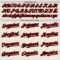 Custom Cream Black Pinstripe Red Authentic Two Tone Baseball Jersey