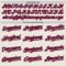 Custom Cream Red Pinstripe Royal Authentic Two Tone Baseball Jersey