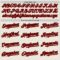 Custom Cream Red Pinstripe Black Authentic Two Tone Baseball Jersey