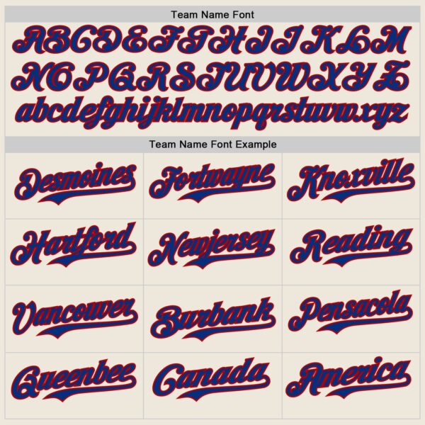 Custom Cream Royal Pinstripe Red Authentic Two Tone Baseball Jersey