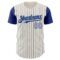 Custom Cream Royal Pinstripe Gray Authentic Two Tone Baseball Jersey