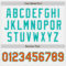 Custom White Orange Pinstripe Aqua Authentic Two Tone Baseball Jersey