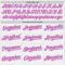 Custom White Pink Pinstripe Light Blue Authentic Two Tone Baseball Jersey
