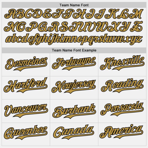 Custom White Old Gold Pinstripe Black Authentic Two Tone Baseball Jersey