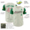 Custom Cream Kelly Green Pinstripe Medium Pink Authentic Two Tone Baseball Jersey