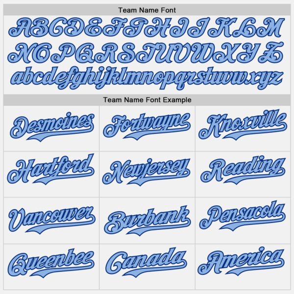 Custom White Light Blue Pinstripe Royal Authentic Two Tone Baseball Jersey