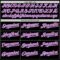 Custom Black Light Blue-Pink Digital Camo Two Tone Authentic Baseball Jersey