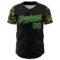Custom Black Kelly Green-Old Gold Digital Camo Two Tone Authentic Baseball Jersey