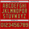 Custom Red Old Gold-Navy Digital Camo Two Tone Authentic Baseball Jersey