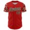Custom Red Black-Cream Digital Camo Two Tone Authentic Baseball Jersey