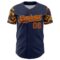 Custom Navy Crimson-Gold Digital Camo Two Tone Authentic Baseball Jersey