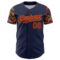 Custom Navy Red-Old Gold Digital Camo Two Tone Authentic Baseball Jersey