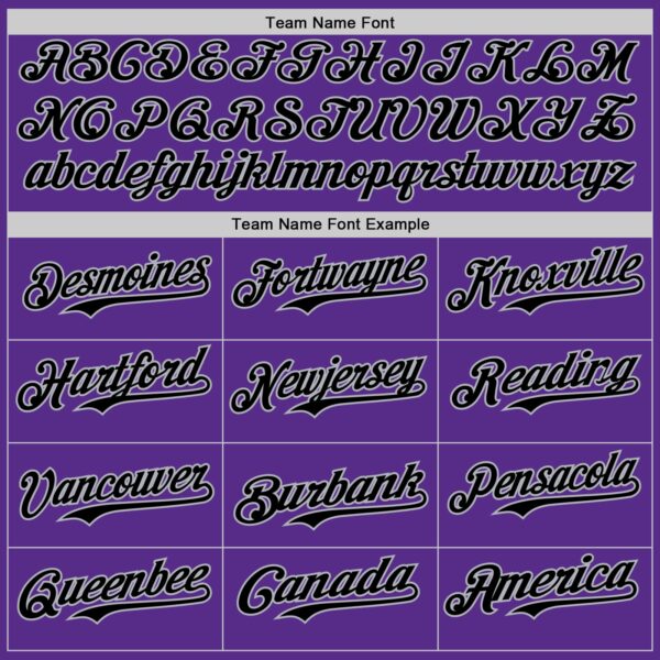 Custom Purple Black-Gray Digital Camo Two Tone Authentic Baseball Jersey