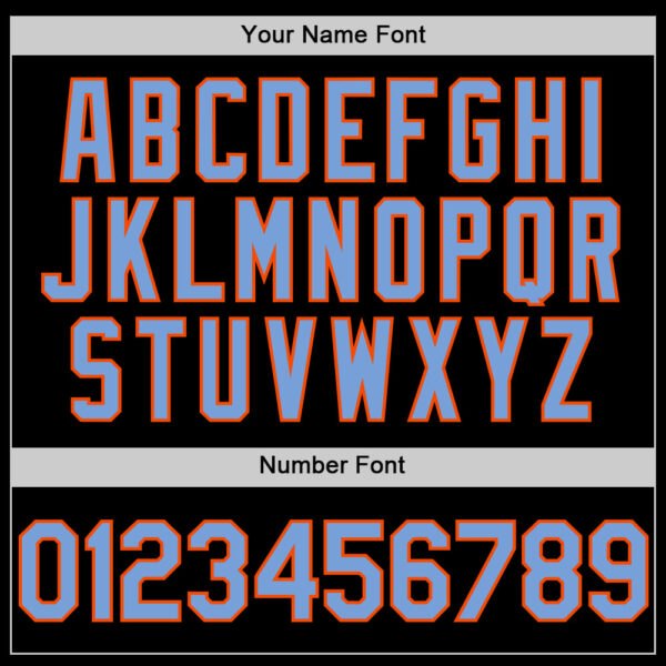 Custom Black Powder Blue Orange-White Digital Camo Two Tone Authentic Baseball Jersey