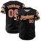Custom Black Pink Neon Green-White Digital Camo Two Tone Authentic Baseball Jersey