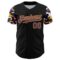 Custom Black Purple Gold-White Digital Camo Two Tone Authentic Baseball Jersey