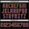 Custom Black Purple Gold-White Digital Camo Two Tone Authentic Baseball Jersey