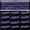 Custom Black Purple Light Blue-Gold Digital Camo Two Tone Authentic Baseball Jersey