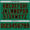 Custom Kelly Green Black Orange-White Digital Camo Two Tone Authentic Baseball Jersey