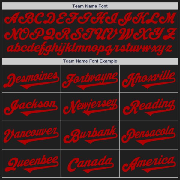 Custom Black Red Two Tone Authentic Baseball Jersey