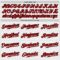 Custom White Purple-Red Authentic Baseball Jersey