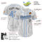 Custom White Black Pinstripe Light Blue Authentic Baseball Jersey
