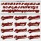 Custom White Brown Pinstripe Brown-Red Authentic Baseball Jersey