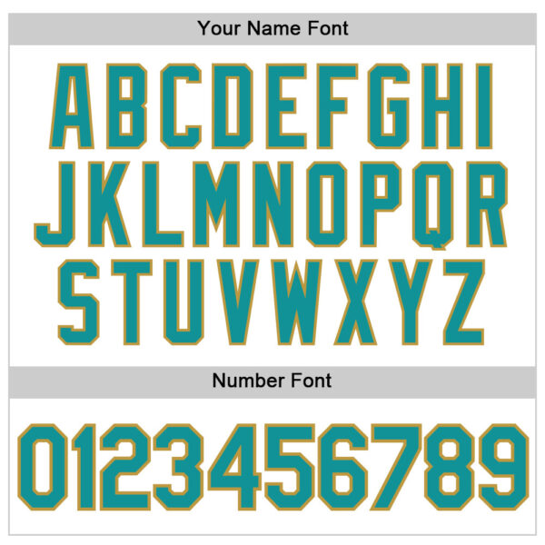 Custom White Teal-Old Gold Authentic Baseball Jersey