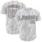Custom White Black Pinstripe Tie Dye Authentic Baseball Jersey
