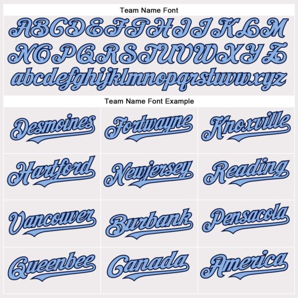 Custom White Light Blue-Navy Authentic Baseball Jersey